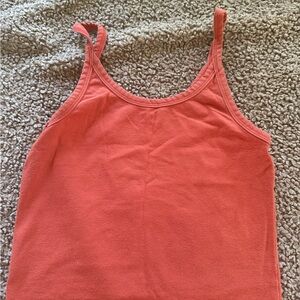 ARQ red/orange size small crop tank